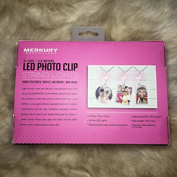 Merkury Led Photo Clip String Lights - Picture 2 of 2